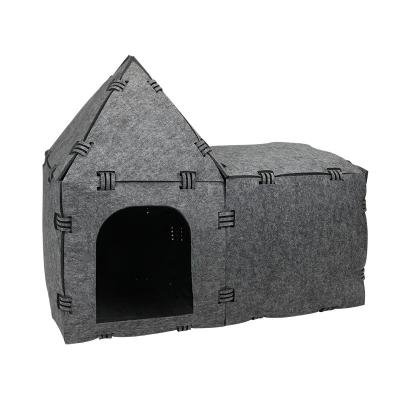 China Hot Sustainable Selling All Seasons Felt Large Space Pet Cat Dog Splice Tunnel Cellar Physical Training Pet for sale