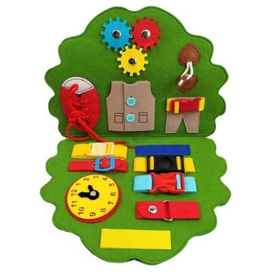 China China Manufacturer High Quality Custom Felt Infant and Toddler Training Learning Cute Science and Board Education Toys for sale