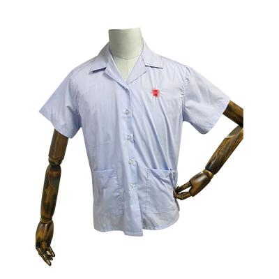 China Anti-Shrink Hot selling sustainable anti-shrink short sleeve button up cotton casual shirts for men for sale