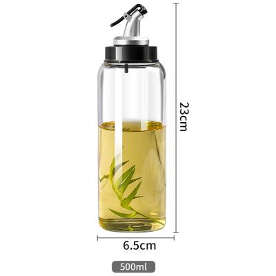 China 500ml Sustainable 20oz Stocked Cooking Oil Essential Oil Dropper Perfume Bottle Glass Olive For Cooking Essential Olive Oil Bottles for sale