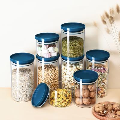 China Factory Stocked Directly Supply Birds Nest Hexagon S Bakhoor Glass Kitchen Larges Storage Jar with Cheap Price for sale