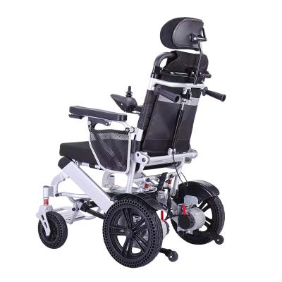 China Convenient Rehabilitation Therapy Product Folding Electric Wheelchair Lightweight Portable Ultralight Wheelchair for sale