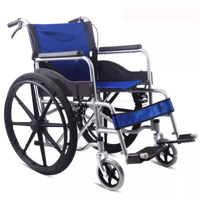 China Eldery Hospital Cheap Manual Standard People Convenient & Lightweight Foldable Wheelchair for sale