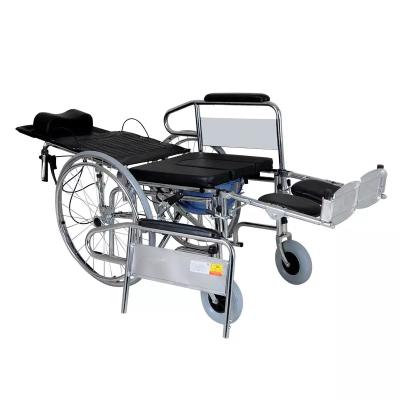 China Eldery Hospital Cheap Manual Standard People Convenient & Lightweight Foldable Wheelchair for sale