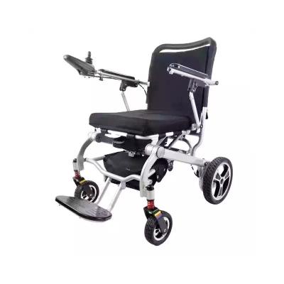 China 2023 dressers selling best all aluminum alloy portable foldable lightweight electric wheelchair disabled care electric wheelchair for sale