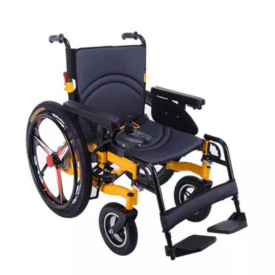 China 2023 Hot Selling Folding Wheelchair Lightweight Remote Control Manual Convenient Aluminum Alloy Electric Wheelchair Wheelchairs for sale