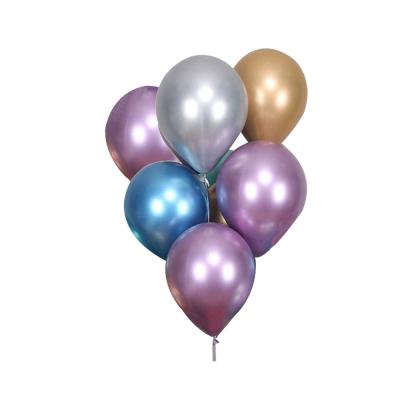 China Manufacturer Selling Price Type Gift Toy Metal Toy China Metallic Chrome Colors Giant Inflatable Latex Balloon Helium Metallic Balloon for sale