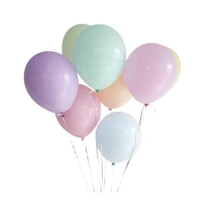 China 12 Inch Blue Pink Pastel Balloons 18 Inch Party Decoration Latex Macaron Balloon for sale