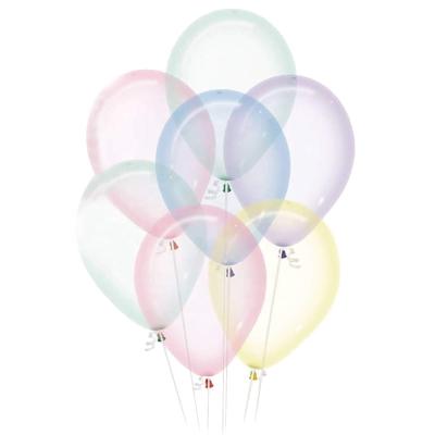 China Party Toy Gift 18 24 36 Inch Bobo Globos Crystal Balloon Clear Purple Helium Bubble Latex Balloon Transparent Balls for sale