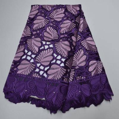 China AG7316 Soft Cotton Austria Lace Fabrics Sustainable Africa Laces Swiss Voile Lace Fabric for sale