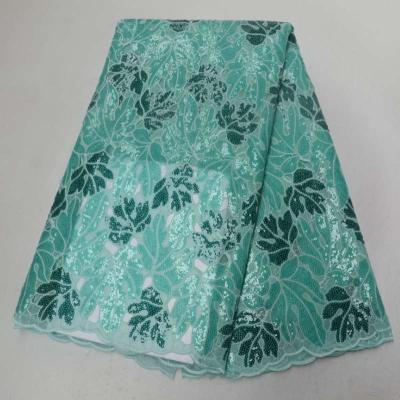 China AG9105 African Popular Organza Lace / Organza Lace Fabric For Wedding Party for sale