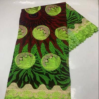 China AL4177#179-186 Sustainable African Ankara Guipure Lace Fabric Blend For Women for sale