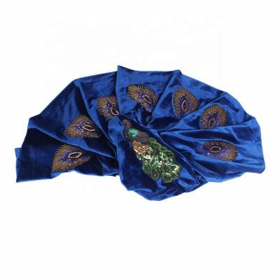 China A603 Sustainable Hotsale Custom Design Velvet Flower Turban For Women for sale