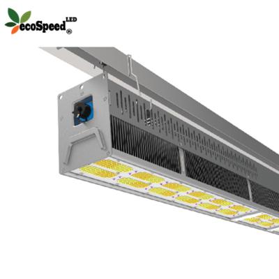 China Ecospeed Aluminum Greenhouse Full Spectrum 350W 550w LED Top Grow Lighting Dimmable And Waterproof for sale