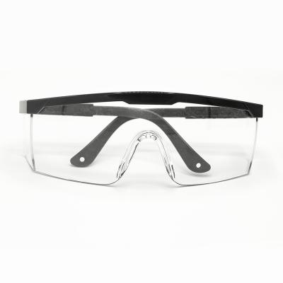 China Black color Anti- Scratch Anti-UV adjustable PC safety goggles for outdoor activity for sale