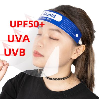 China Customized Medical Transparent Suitable For Extended Wear Protective Anti UV Face Shield for sale