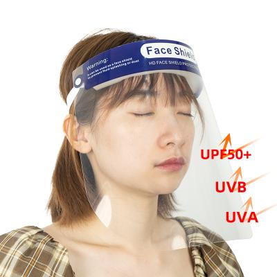 China PET approval protector facial Anti UV face shield china faceshield supplier for sale