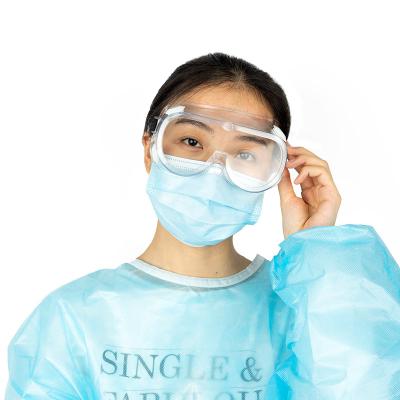 China China Manufacturer disposable Medical Goggles for eyes protection for sale