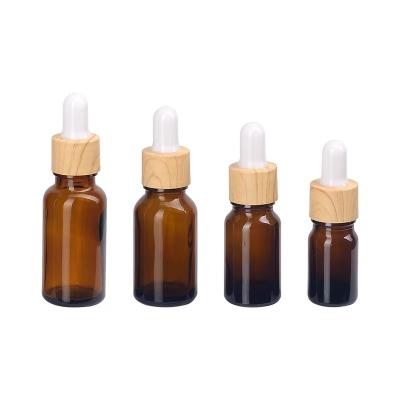 China Luxury Dropper Bottle 30ml 15ml-100ml Glass 30ml Cosmetic Amber Dropper Bottle for sale