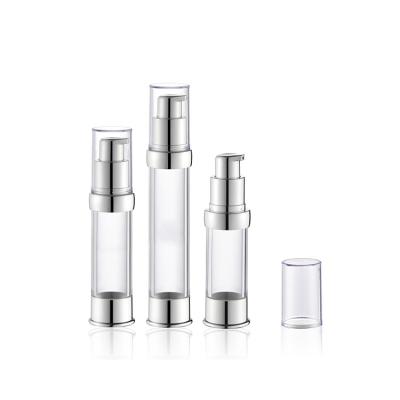 China Personal Care YVES 15ml 20ml 30ml Plastic Vacuum Cosmetic Airless Bottle for sale