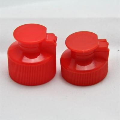 China Non Spill Red YVES 28/410 Porcelain Fashion Design 24/410 Plastic Wash Bottle Cap For Cosmetics for sale