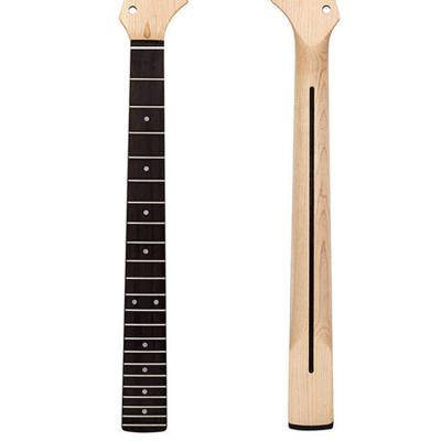 China GUITAR 22 Frets Clear Stain  ST TL neck Canadian maple electric guitar neck with rosewood fingerboard for sale