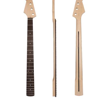 China GUITAR Custom 21 Frets Bolt Clear Satin 4 String Canada Maple JZ Bass Guitar Neck with rosewood fretboard for sale