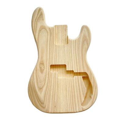 China GUITAR Custom Ash P Bass Body Barrel Unfinished P bass body for wholesale for sale