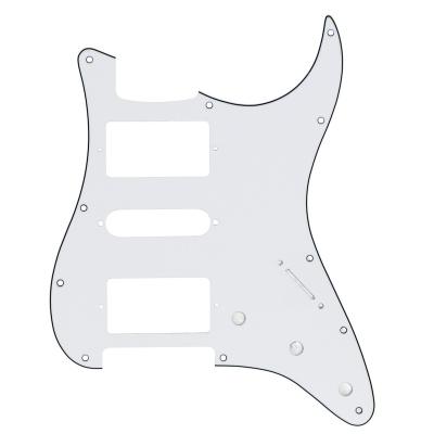 China 11 Holes Pickguard 11 Holes 3ply HSH Guitar Pickguard Scratch Plate Electric Guitar Pickguard for FD ST Electric Guitar for sale