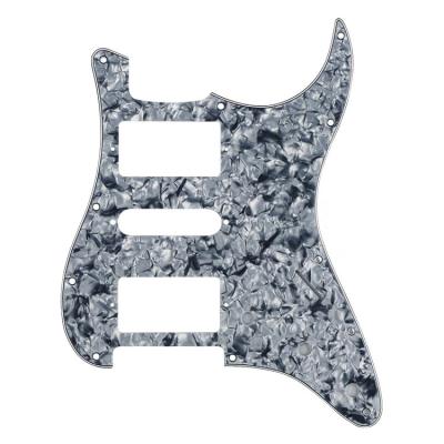 China 11 Holes Pickguard HSH 4Ply Pearl Grey ST Guitar Plates Pick Guard ST Guitar Pickguard for electric guitar parts for sale