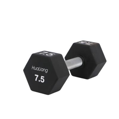 China Factory Wholesale Durable Different Specifications Rubber Dumbbell Fitness Equipment Dumbbell Octagonal Dumbbell for sale