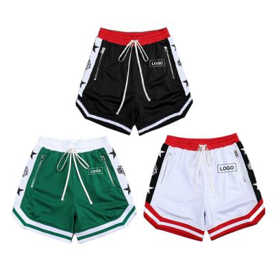 China Hot Selling Custom Logo Men&'S Shorts Breathable Vacuum Sport Mesh Shorts With Pocket Mesh Cloth Quick Dry Summer for sale