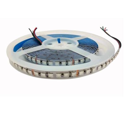 China Hotel Color Changing 100m 5M DC 12V 24V 5050 RGB LED Strip Light Per Roll For Advertising Lighting for sale