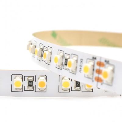 China High Quality Hotel DC24V 10mm 3528 Dual Color 3528 SMD LED Strips LED Strips Dimmable 120 LED Ribbons 9.6W/M LE TDC for sale