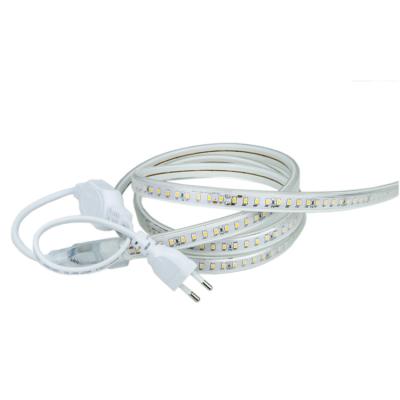 China Hot Hotel 220V 110V High Voltage with USA Europe plge with on/off switch 1M 2M 3M 4M 5 Meters 5050 SMD IP67 Waterproof LED Strips for sale