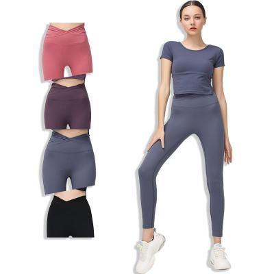 China Breathable Gym Fitness Wear Yoga High Waisted Workout Leggings Sports Pants Women for sale