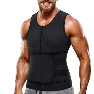 China New Arrival Antibacterial Hot Neoprene Sauna Crazy Sweat Vest Slimming Body Waist Shaper For Men for sale