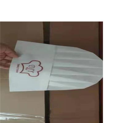 China 80g paper manufacturer sells chef hats, and can customize high standard disposable chef hats. The price is suitable for children's dis for sale