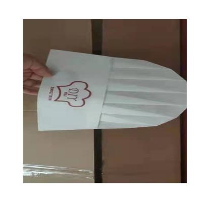 China 80g paper manufacturer direct selling high quality disposable children's cook hat children's cook hat for sale