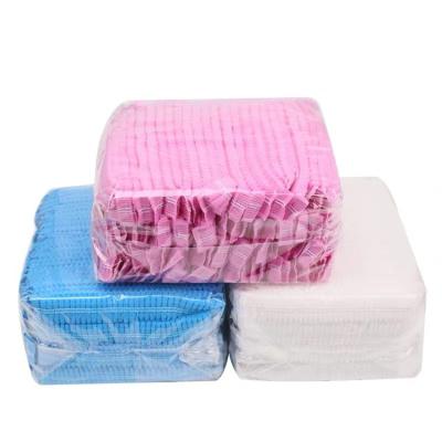 China Nonwoven Fabric Restaurant Hotel Supplies Disposable Clip Cap Custom Nonwoven Caps for sale