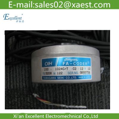 China Hitachi Elevator Encoder Tamagawa encoder TS5208N122 OIH100-1024C / T-C2-12V for sale