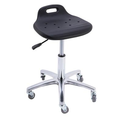 China Modern PU Black Salon Stool Equipment Salon Cutting Stool For Beauty for sale