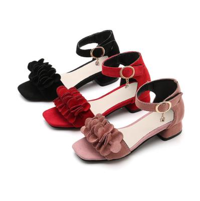 China Girls Sandals Summer Breathable Fashion Shoes Girls' Bowknot Pearl Princess Sandals Flat Sandals Teen Kids Shoes for sale