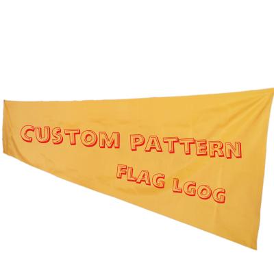 China Hotel and Resort Factory Wholesale Custom 100D Polyester Business Advertising Customized Hand Banners Flag for sale