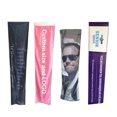 China Polyester Promotional Outdoor Flag Banner Promotional Outdoor Flag Cheap Digital Printing Polyester Advertising Large Custom Flag for sale