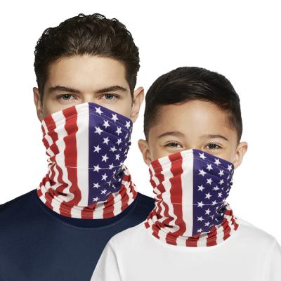 China Neutral/Both men and women 2021 American flag hot sale fashion multifunctional printed outdoor sports cycling protective scarf for sale