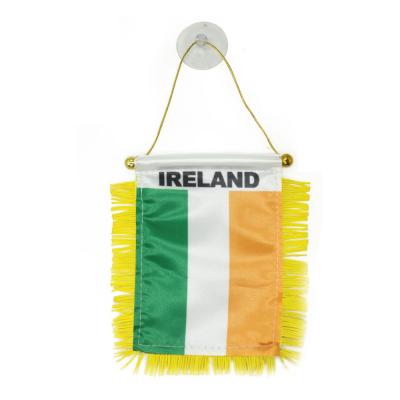 China Birthday Party Banner Hot Sale Color Ireland Polyester Mini Custom Pennant Banner for sale