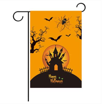 China Factory Direct Wholesale Low Price Halloween Pillar Garden Hanging High Quality Flag for sale