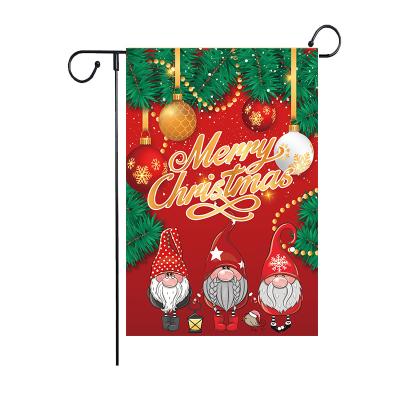 China High Quality Material Wholesale Christmas Resort Polyester Outdoor Hotel And Garden Flags for sale