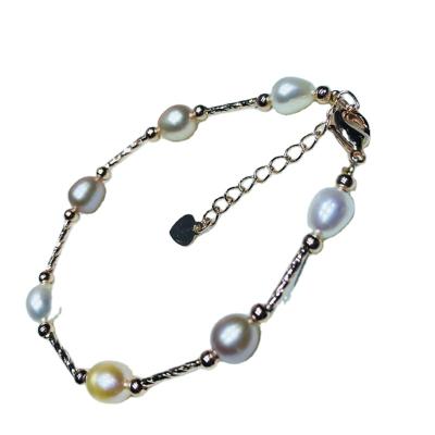 China TRENDY fashion pearl jewelry cheap simple natural freshwater pearl bracelet true for sale